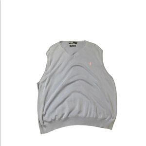 vintage baby blue sweater vest